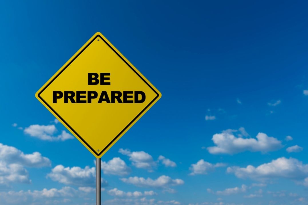 A “Be Prepared” warning sign highlighting readiness for Ato Changes.